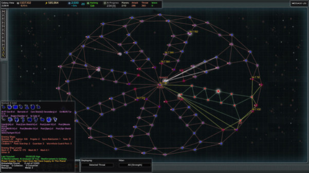 Игра AI War: Destroyer of Worlds, скриншот