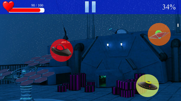 Игра Aim in Space, скриншот