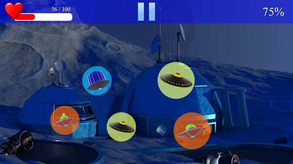 Игра Aim in Space, скриншот