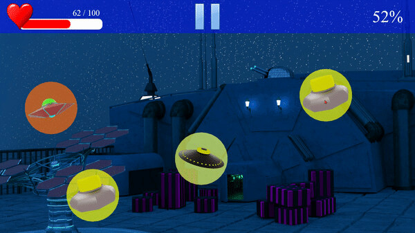 Игра Aim in Space, скриншот