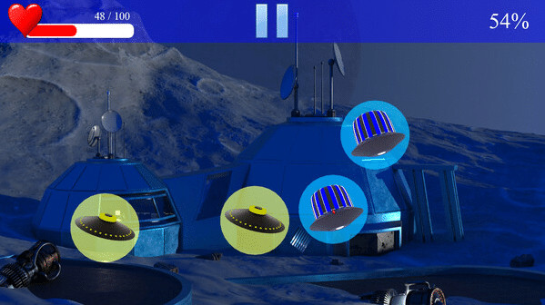 Игра Aim in Space, скриншот