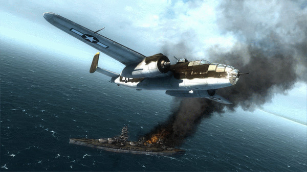 Игра Air Conflicts: Pacific Carriers, скриншот