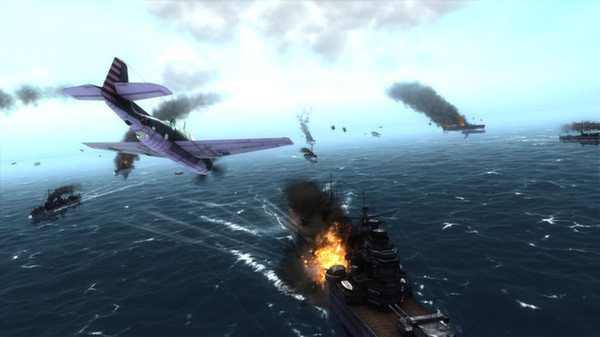 Игра Air Conflicts: Pacific Carriers, скриншот