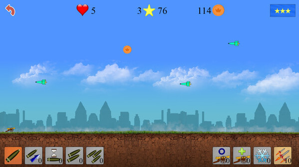 Игра Air defenders - GOLD, скриншот