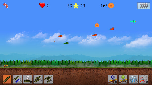 Игра Air defenders, скриншот