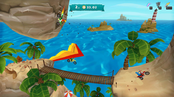 Игра Airborne Motocross, скриншот