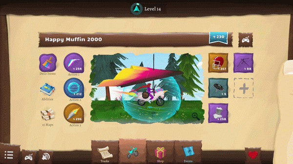 Игра Airborne Motocross, скриншот
