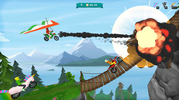 Игра Airborne Motocross, скриншот