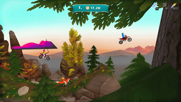 Игра Airborne Motocross, скриншот