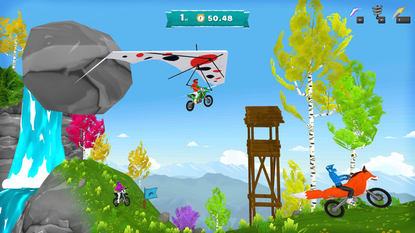 Игра Airborne Motocross, скриншот