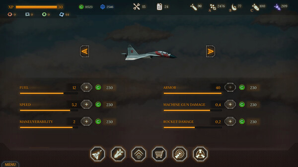 Игра Aircraft Evolution, скриншот