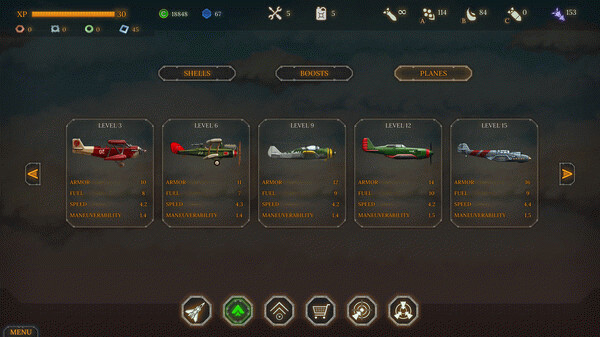 Игра Aircraft Evolution, скриншот
