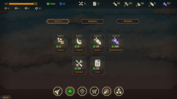 Игра Aircraft Evolution, скриншот
