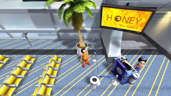 Игра Airline Tycoon 2: Honey Airlines DLC, скриншот
