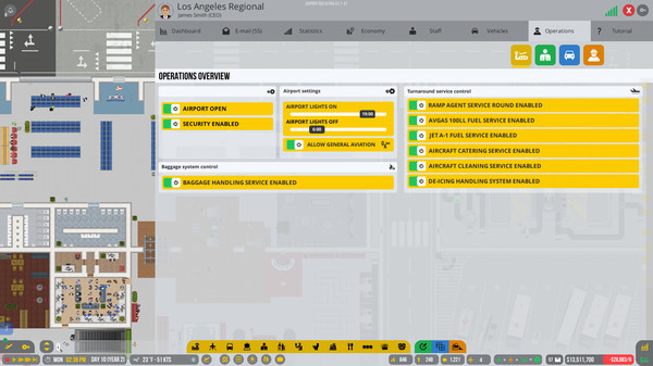 Игра Airport CEO, скриншот