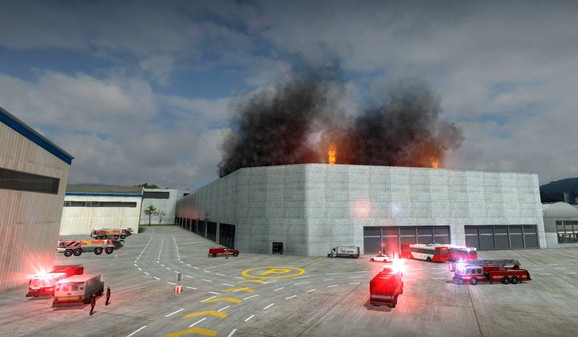 Игра Airport Firefighters - The Simulation, скриншот