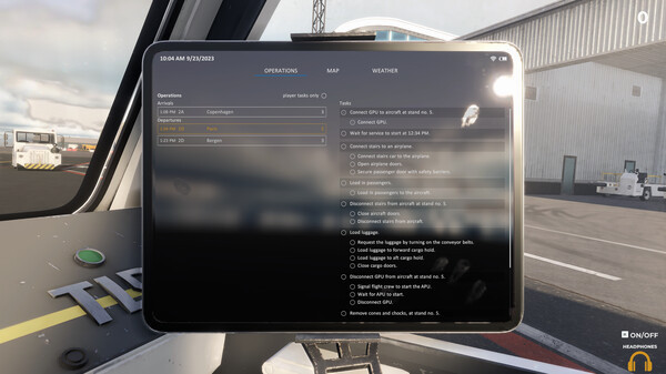 Игра AirportSim, скриншот