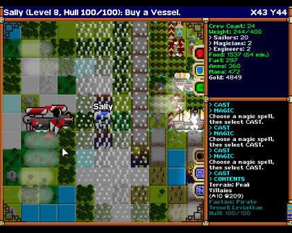 Игра Airship Asunder, скриншот