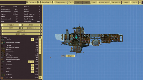 Игра Airships: Conquer the Skies, скриншот