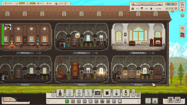 Игра Ale Abbey, скриншот