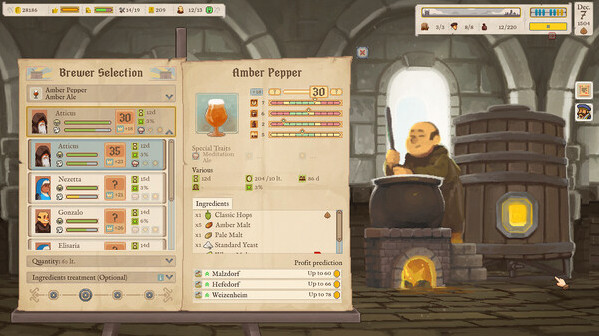 Игра Ale Abbey, скриншот