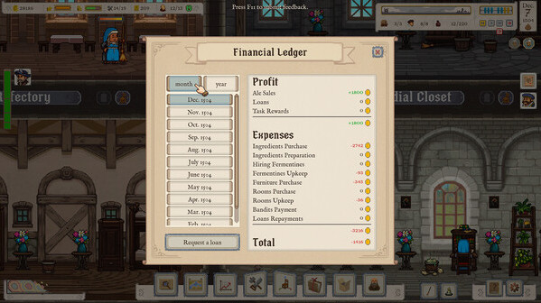 Игра Ale Abbey, скриншот