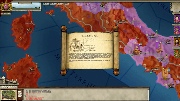 Игра Alea Jacta Est: Hannibal Terror of Rome, скриншот