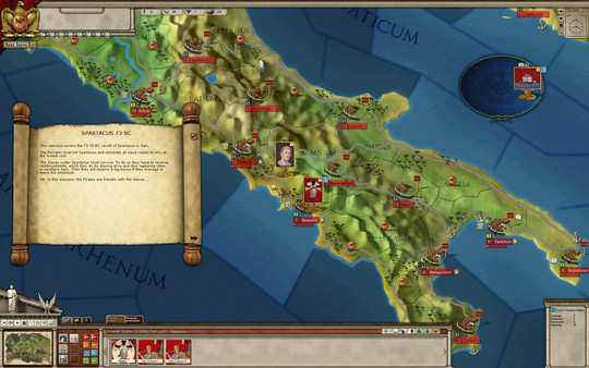 Игра Alea Jacta Est Spartacus 73BC, скриншот