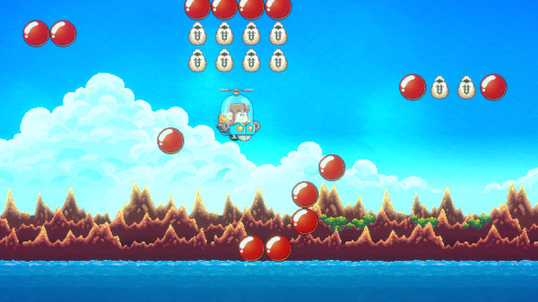 Игра Alex Kidd in Miracle World DX, скриншот