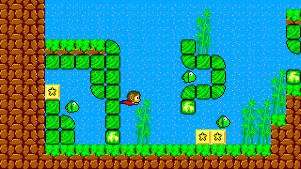 Игра Alex Kidd in Miracle World DX, скриншот