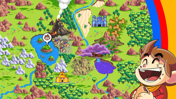 Игра Alex Kidd in Miracle World DX, скриншот