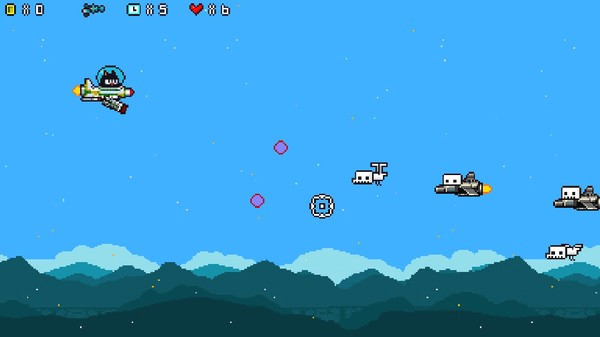 Игра Аlien cat 4, скриншот