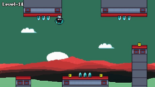 Игра Alien Cat, скриншот