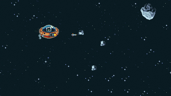 Игра Alien Cat Story, скриншот