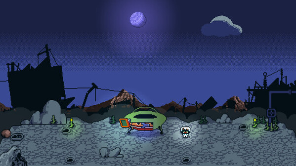 Игра Alien Cat Story, скриншот