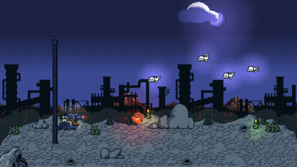 Игра Alien Cat Story, скриншот