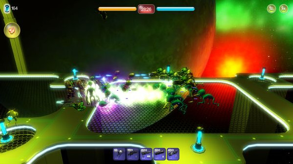 Игра Alien Hallway, скриншот