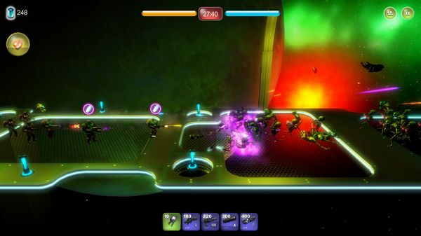 Игра Alien Hallway, скриншот