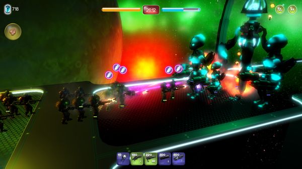 Игра Alien Hallway, скриншот