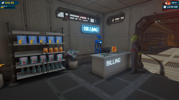 Игра Alien Market Simulator, скриншот