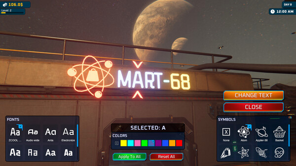 Игра Alien Market Simulator, скриншот