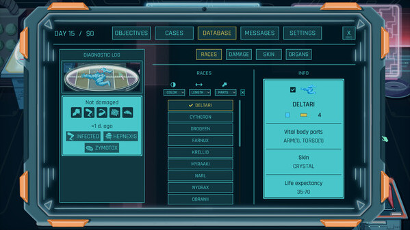Игра Alien Morgue, скриншот