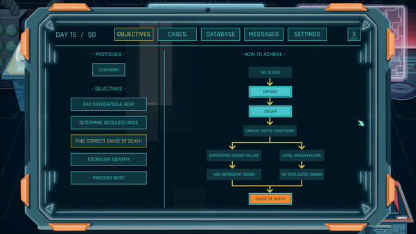 Игра Alien Morgue, скриншот