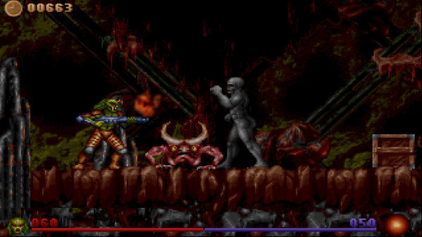 Игра Alien Rampage, скриншот