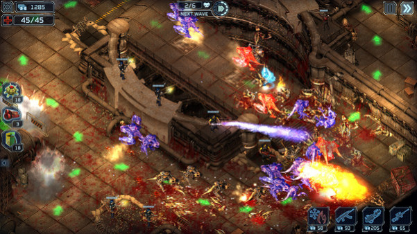 Игра Alien Shooter TD, скриншот