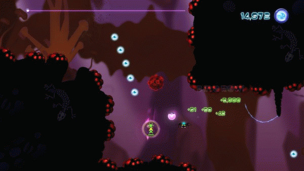 Игра Alien Spidy: Between a Rock and a Hard Place, скриншот