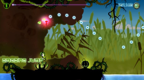 Игра Alien Spidy, скриншот