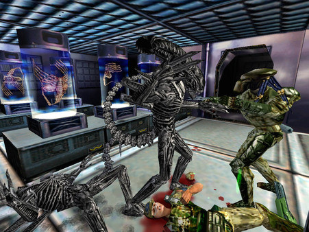 Игра Aliens versus Predator Classic 2000, скриншот