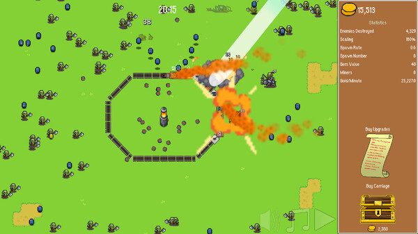 Игра All Aboard! Поезд-Экспресс Обороны, скриншот