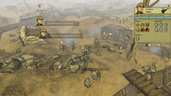 Игра All Quiet in the Trenches, скриншот